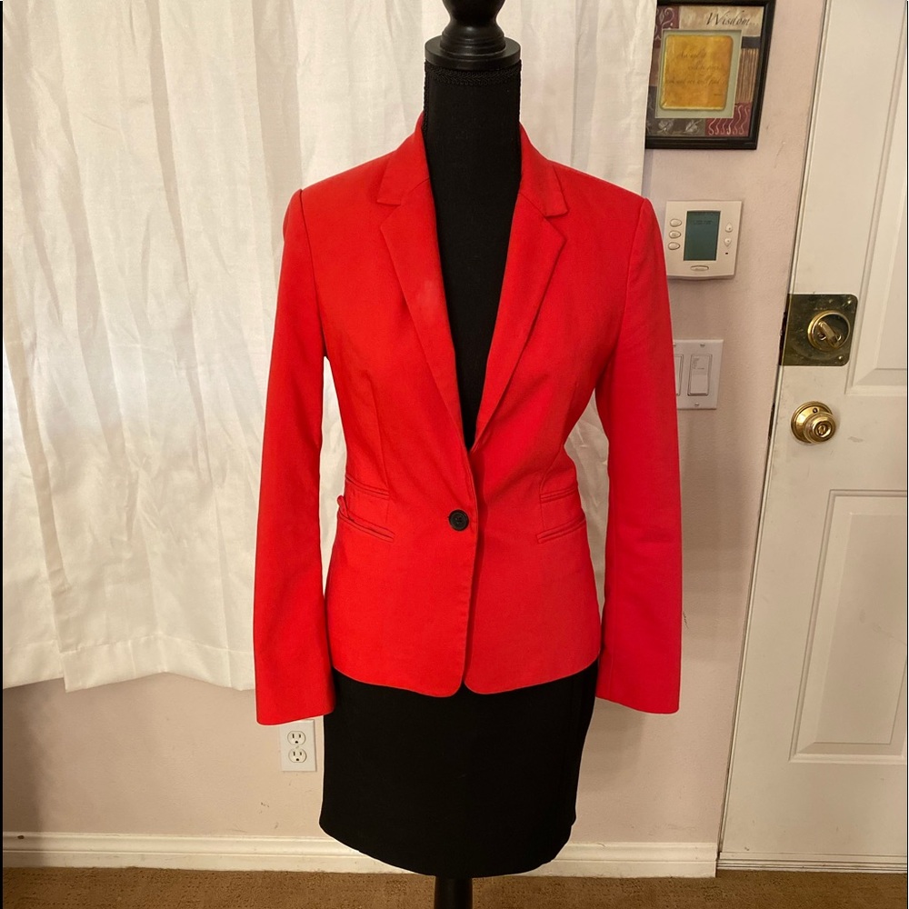 Red blazer